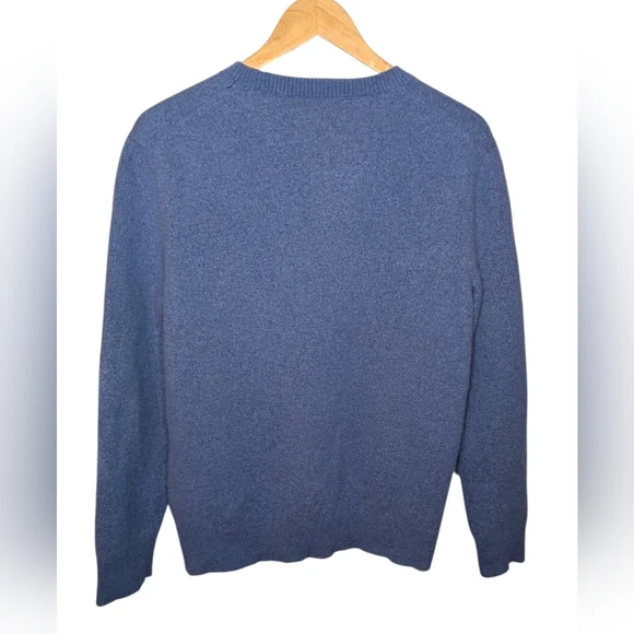 Calvin Klein Blue Wool Blend Crew Neck Sweater Men’s Medium - Picture 9 of 13